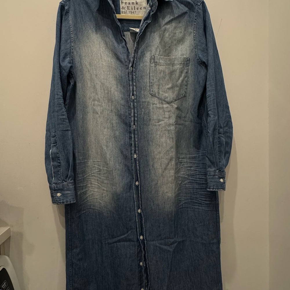 Frank & Eileen Blue Denim Maxi Dress